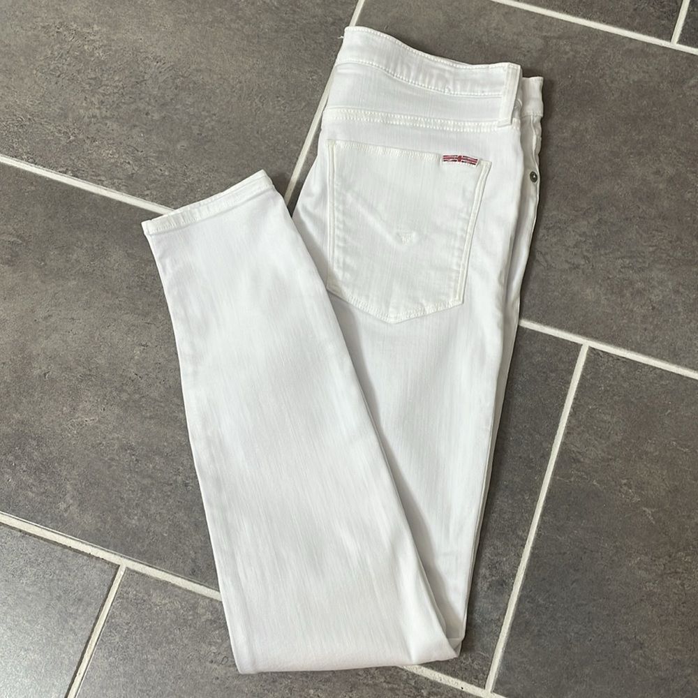 Hudson Jeans White Skinny Jeans